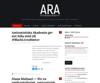 Antirasistiskaakademin.se(The point) Screenshot