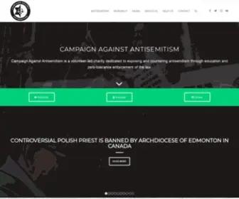 Antisemitism.org(Campaign Against Antisemitism) Screenshot