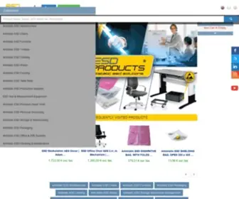 Antistatic-ESD-Solutions.com(AntiStatic ESD Solutions) Screenshot