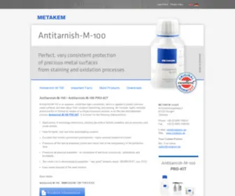 Antitarnish.de(Silver Oxidation Protection) Screenshot