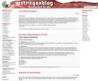 Antiveganforum.com(Antiveganblog) Screenshot