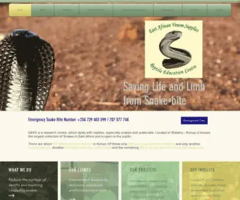 Antivenomtrust.com(Snakebite) Screenshot