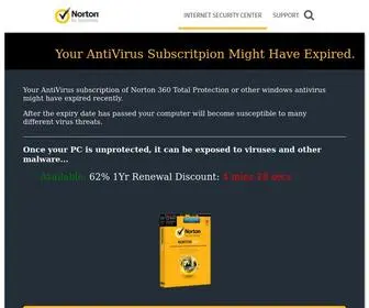 Antivirus-Expired.info(Norton 360 Antivirus Protection) Screenshot