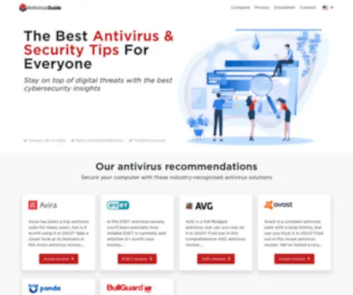 Antivirusguide.com(Best Antivirus Software Tests) Screenshot