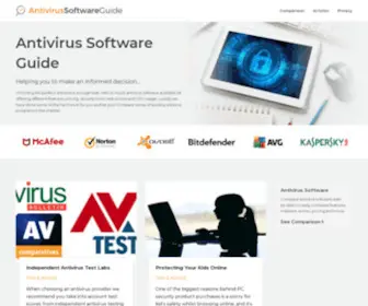 Antivirussoftwareguide.com(Antivirus Software Guide) Screenshot