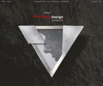 Antje-Freiheit.de(Antje freiheit Design schmuck) Screenshot