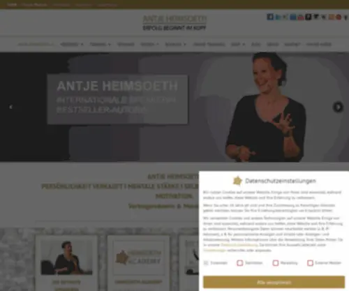 Antje-Heimsoeth.de(Antje) Screenshot