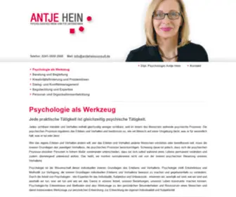 Antjeheinconsult.de(Antje Hein Consult Leipzig) Screenshot