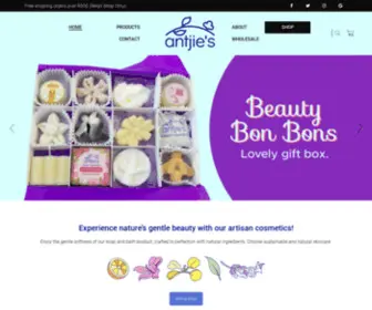 Antjies.com(Antjie's Handmade Naturals) Screenshot