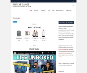Antlabgames.com(Boardgame Playthroughs and Reviews) Screenshot