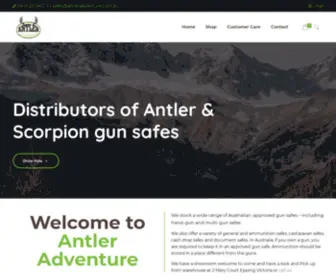 Antleradventure.com.au(Gun Safe and Accessories) Screenshot