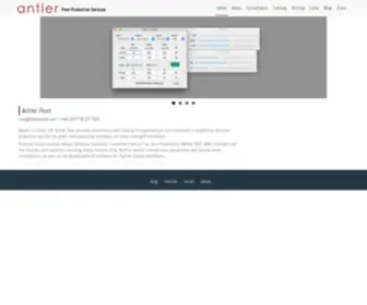 Antlerpost.com(Post-Production Services) Screenshot