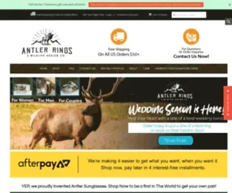 Antlerrings.com(Antler Rings) Screenshot