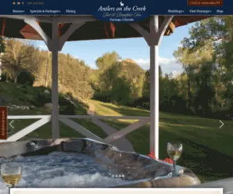 Antlersonthecreek.com(Durango bed and breakfast) Screenshot