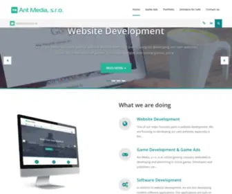 Antmedia.sk(Modern software company) Screenshot