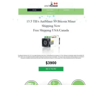 Antminer.ca(Bitmain Antminer) Screenshot