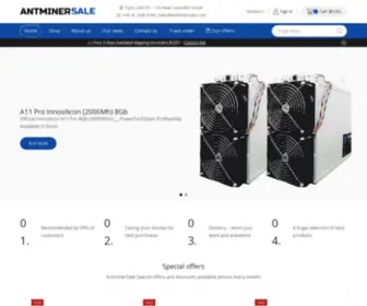 Antminersale.com(Home electron02) Screenshot