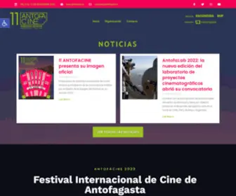 Antofacine.cl(Festival Internacional de Cine) Screenshot