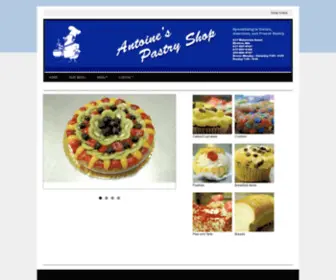 Antoinespastryshop.com(Antoine's Pastry Shop) Screenshot