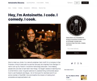 Antoinettestevens.com(Antoinette Stevens) Screenshot