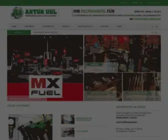 Anton-UHL.de(Werkzeug und Stahlhandel) Screenshot