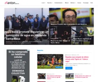 Anton.com.mx(Noticias de hoy en Querétaro y el mundo) Screenshot