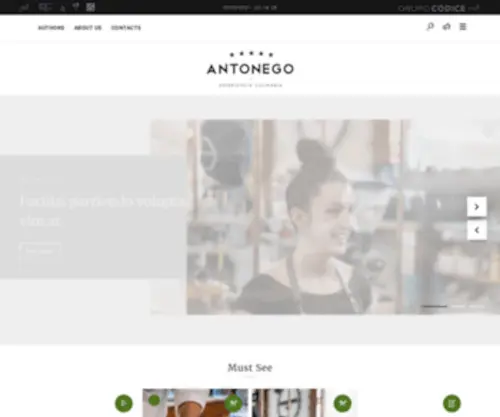 Antonego.com.mx(Experiencia Culinaria) Screenshot