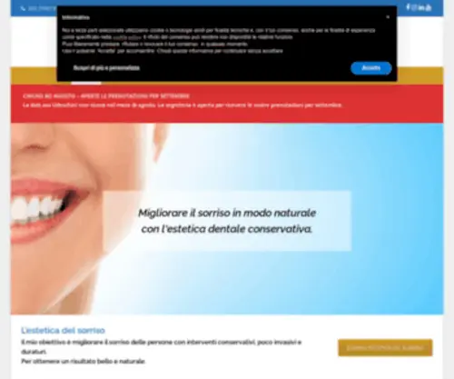 Antonellaudeschini.it(Estetica dentale a Milano) Screenshot