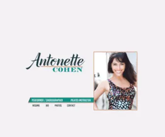 Antonettecohen.com(Wicked) Screenshot