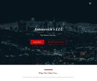 Antonevichs.com(Leading Consumers & Small Businesses Into A New World) Screenshot