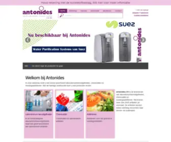 Antonides.com(Welkom bij Antonides) Screenshot