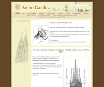 Antonigaudi.org(GaudÃ­) Screenshot