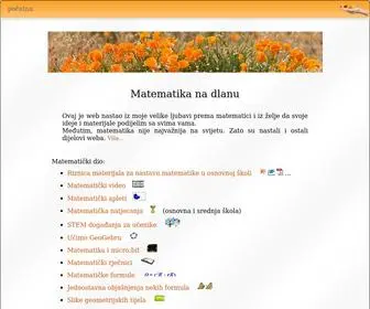 Antonija-Horvatek.from.hr(Matematika na dlanu) Screenshot