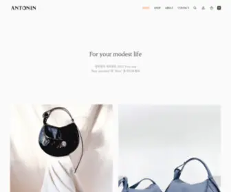 Antonin.co.kr(For your modest life) Screenshot