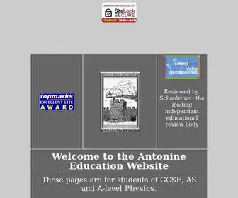 Antonine-Education.co.uk(Antonine Education) Screenshot