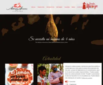 AntonioalvarezJamones.com(ANTONIO ÁLVAREZ JAMONES) Screenshot