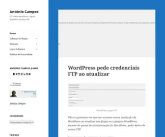 Antoniocampos.net(António) Screenshot
