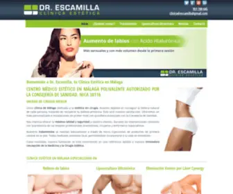 Antonioescamilla.com(Clínica Estética en Málaga) Screenshot