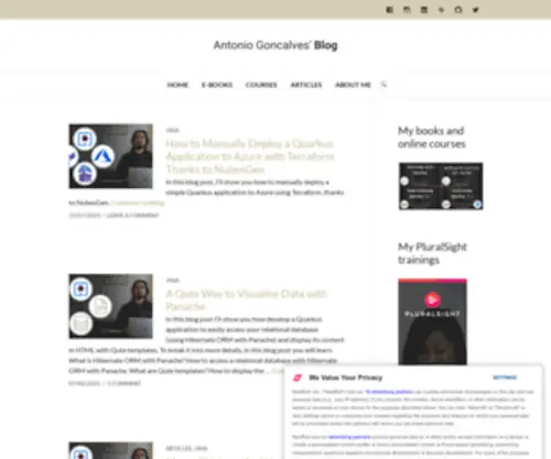 Antoniogoncalves.org(Antonio's Blog) Screenshot