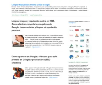 Antoniogonzalezm.es(Posicionamiento Google 2021) Screenshot