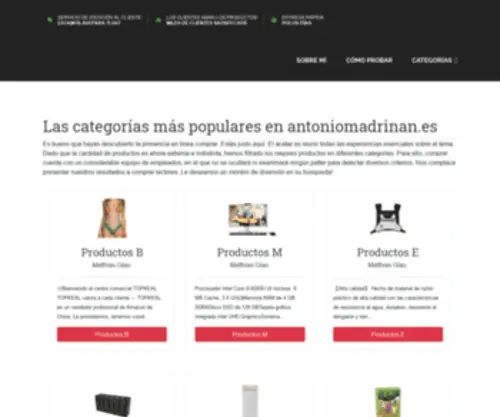 Antoniomadrinan.es(Hosted By One.com) Screenshot