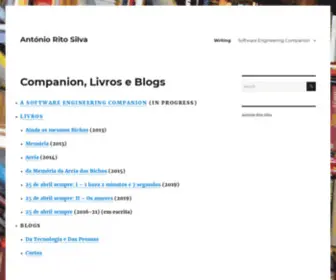 Antonioritosilva.org(António) Screenshot