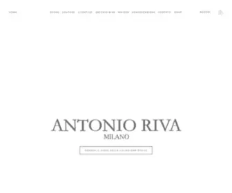 Antonioriva.com(Antonio Riva Milano) Screenshot