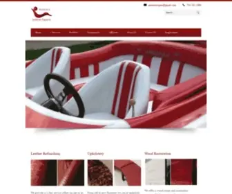 Antoniosrepair.com(Antonios Leather &amp; Upholstery Experts) Screenshot