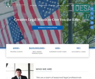 Antonlegal.com(Washington DC Law Firm) Screenshot