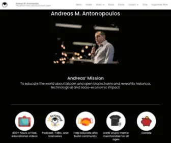 Antonopoulos.com(Andreas M) Screenshot
