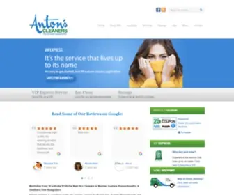 Antons.com(Anton's Cleaners) Screenshot