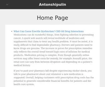 Antonshipulin.ru(Antonshipulin) Screenshot