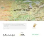 Antonthomasart.com Screenshot