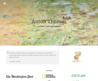 Antonthomasart.com(Anton Thomas Art) Screenshot